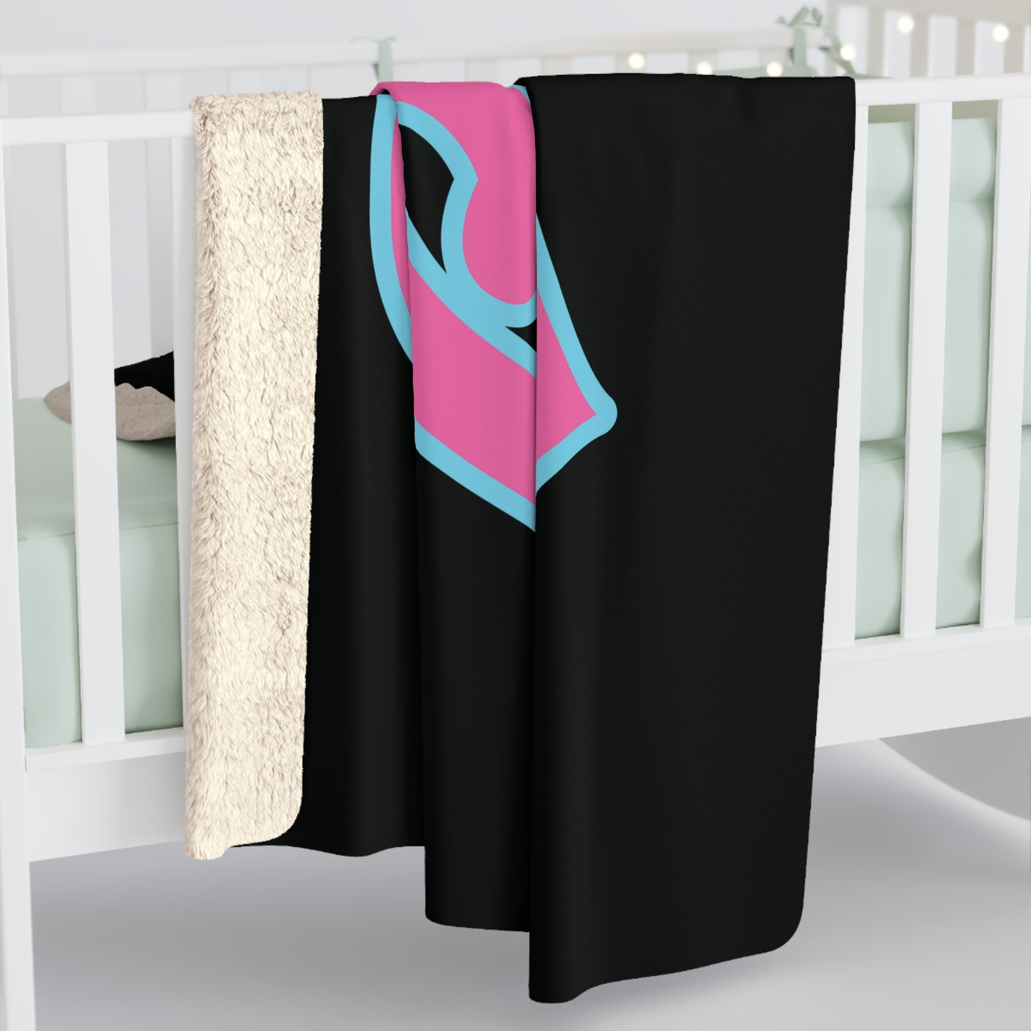 Lady Blast Sherpa Blanket Black