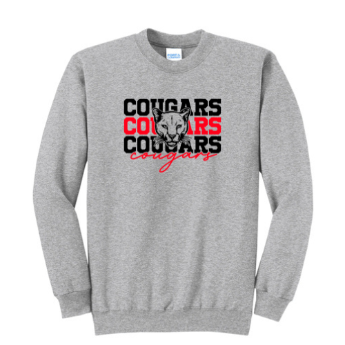 Questa Cougars Repeat Crewneck Sweatshirt