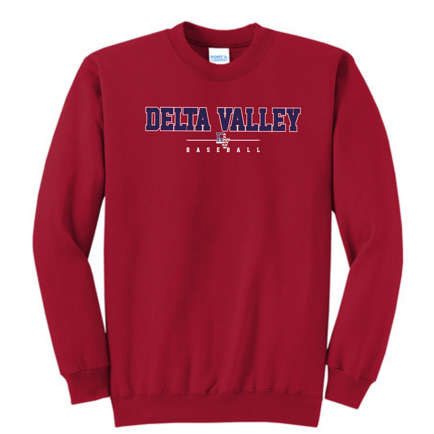 DVB Baseball Line Crewneck Sweatshirt