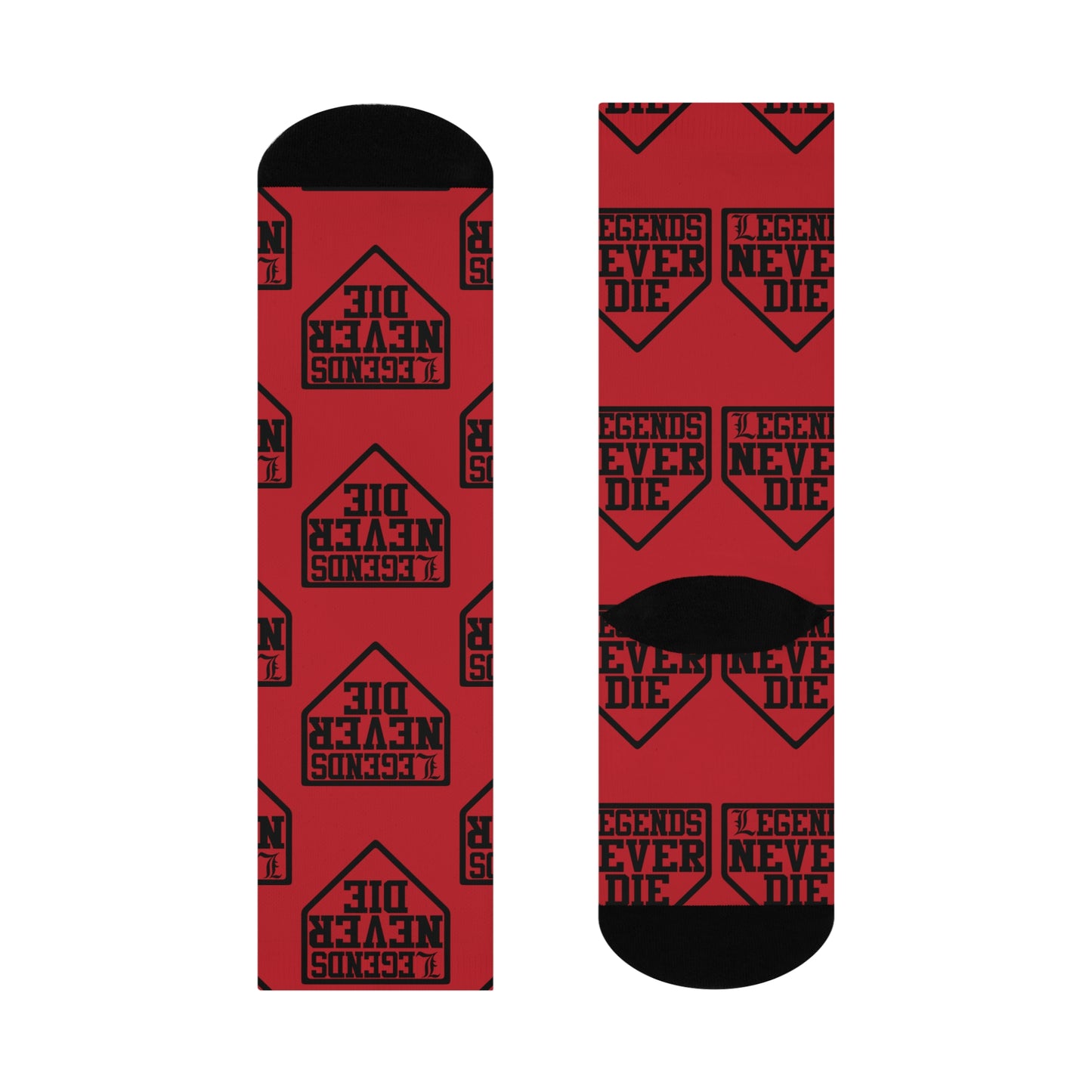 Legends Never Die Cushioned Crew Socks