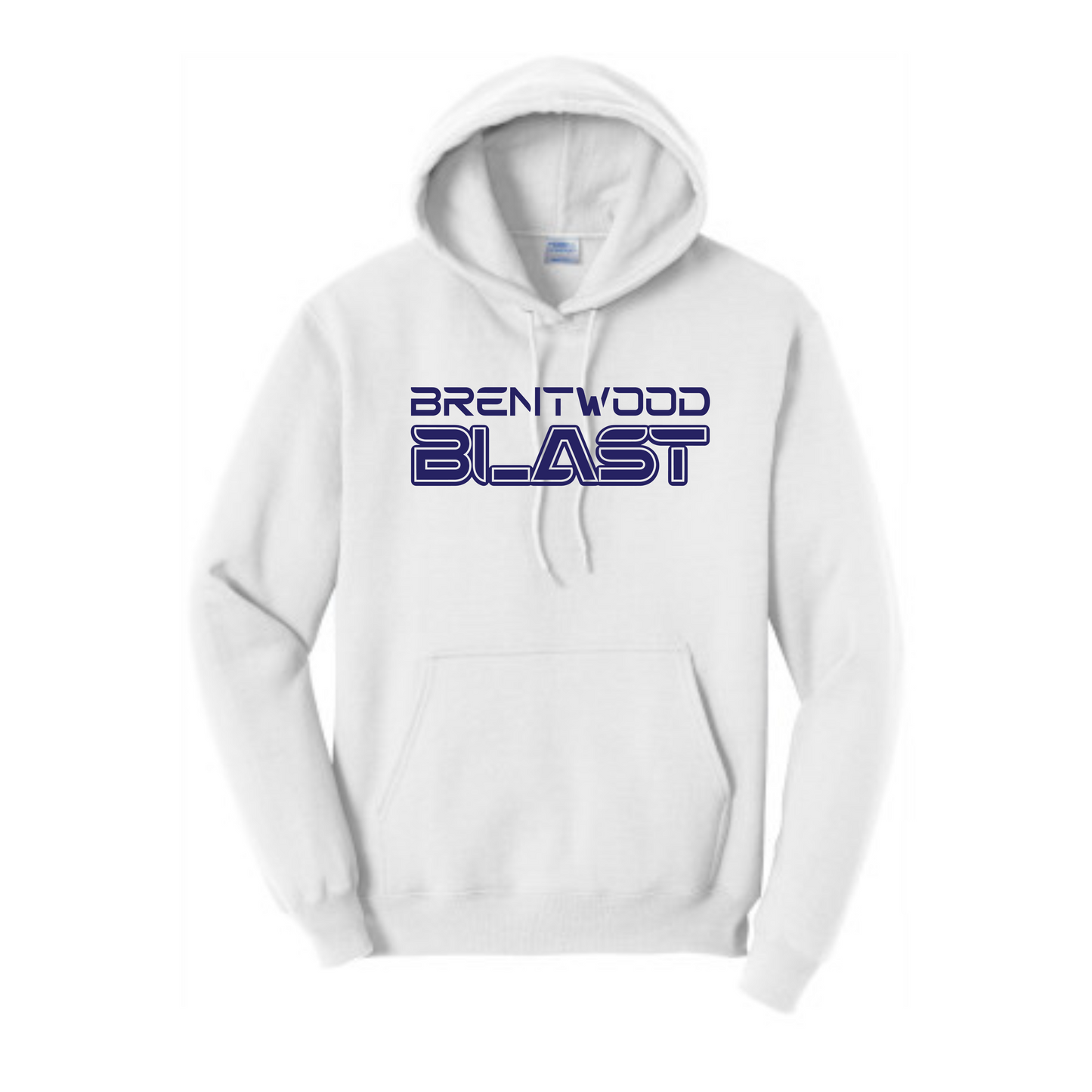 Full Logo Cotton Blend Hoodie