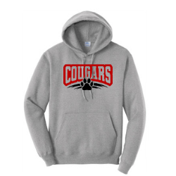 Questa Cougars Paw Print Hoodie