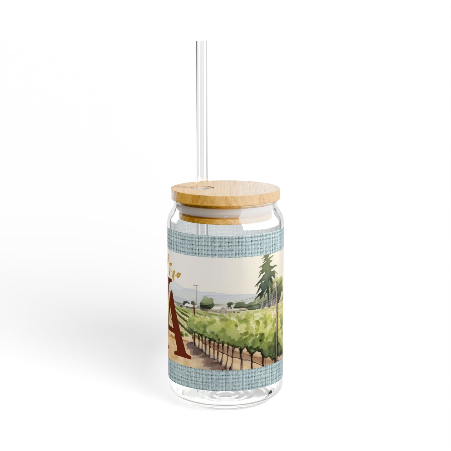 Vineyard Academy Sipper Glass, 16oz