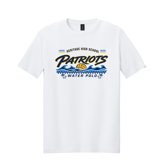 HHS Boys Water Polo Checkered Waves Shirt