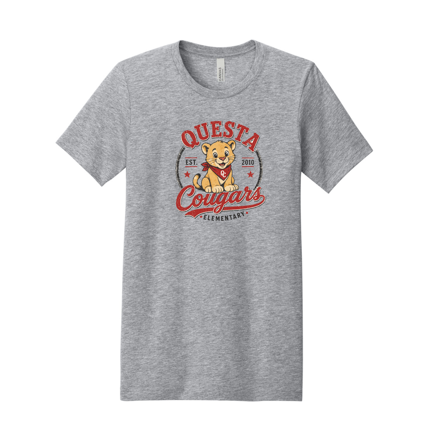 Questa Cougars Distressed EST T-Shirt