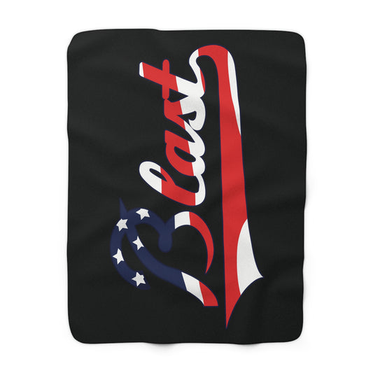 Blast Americana Sherpa Fleece Blanket