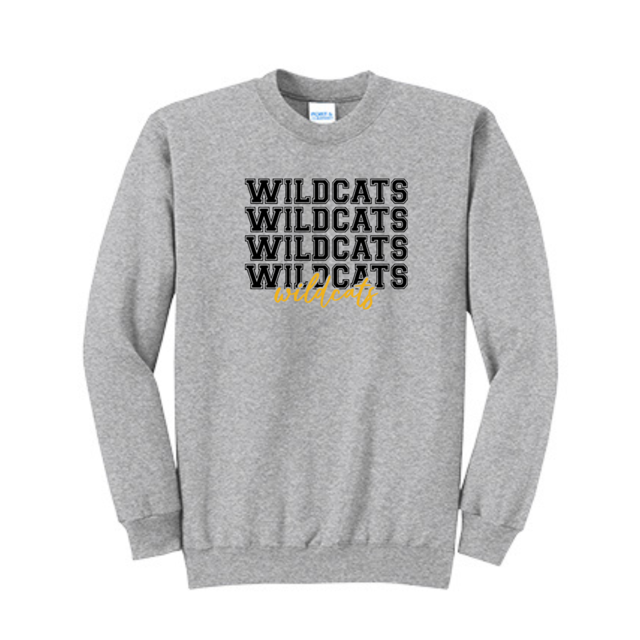 Wicklund Wildcats Repeat Crewneck Sweatshirt