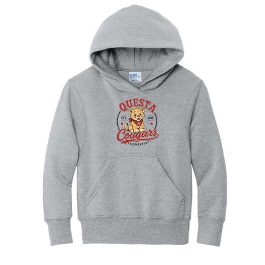 Questa Cougars Distressed EST Hoodie