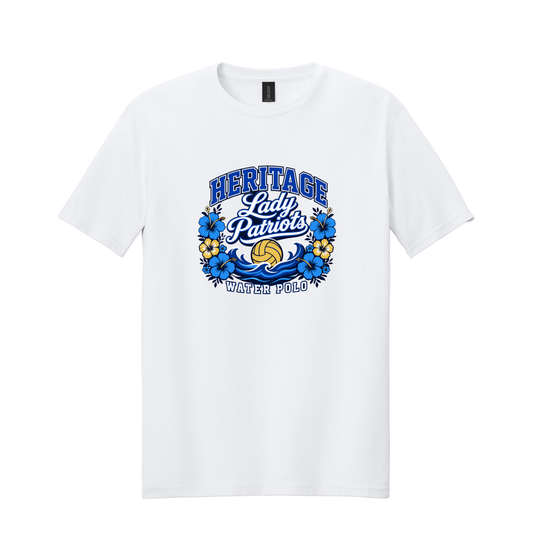 HHS Girls Water Polo Lady Patriots Hibiscus Shirt