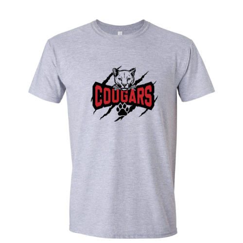 Questa Cougars Claw Mark Tee