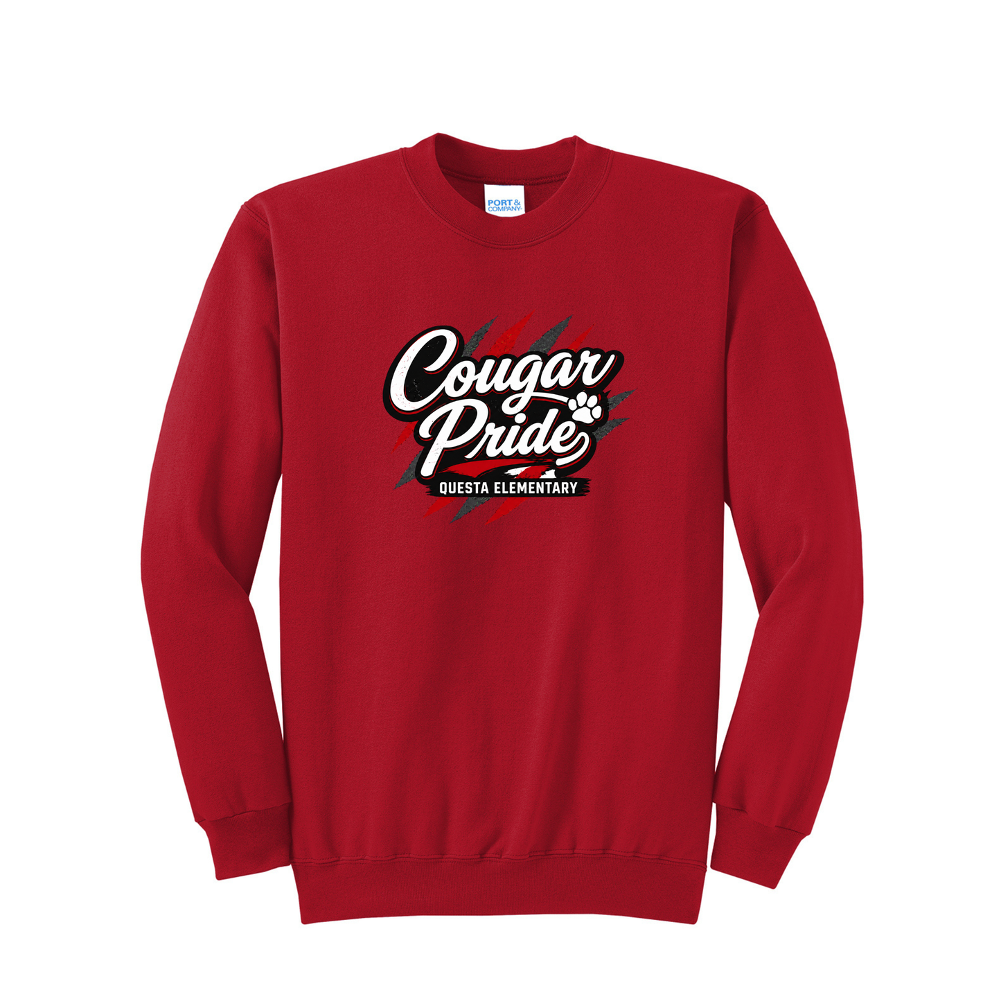 Questa Cougar Pride Crewneck Sweatshirt