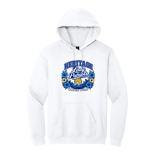 HHS Girls Water Polo Lady Patriots Hibiscus Hoodie