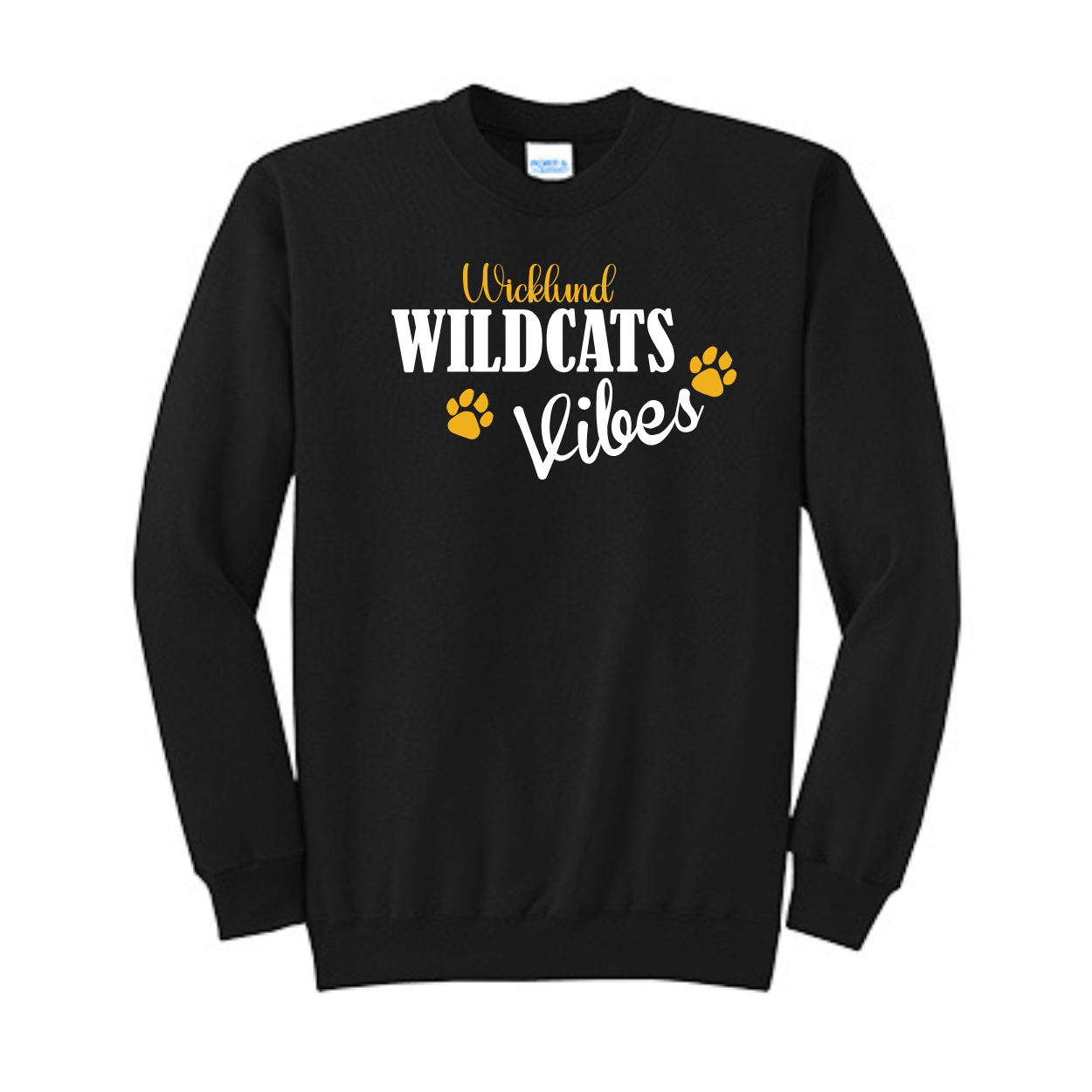 Wicklund Wildcats Vibes Crewneck Sweatshirt