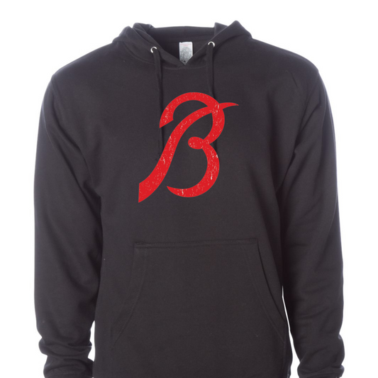 Blast Distressed B Hoodie