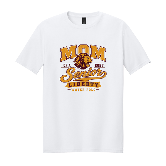 Liberty Water Polo Mom of a Senior T-Shirt