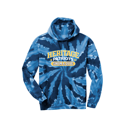Heritage Swim & Dive Tie Dye Hoodie