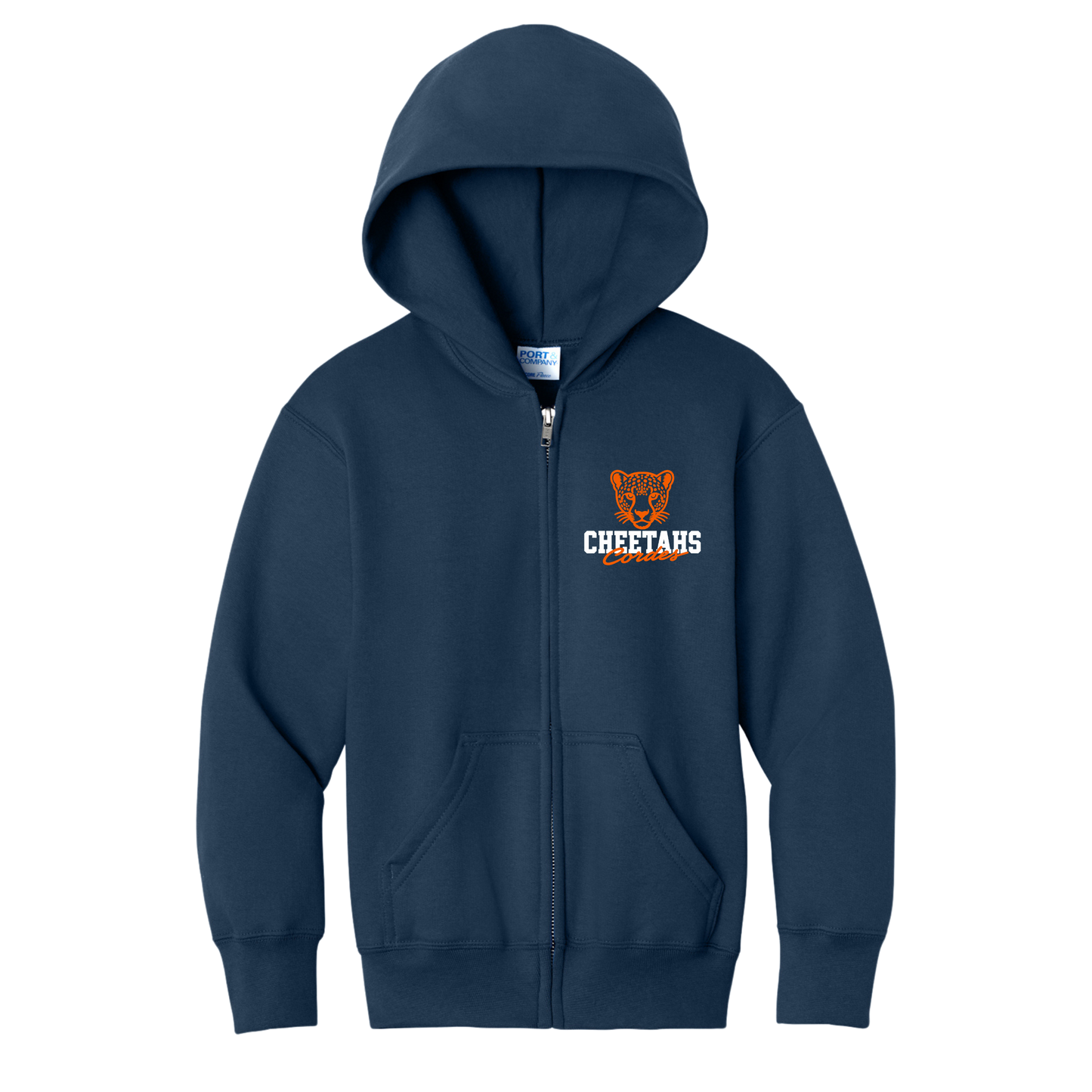 Cordes Cheetahs Repeat Zip-Hoodie