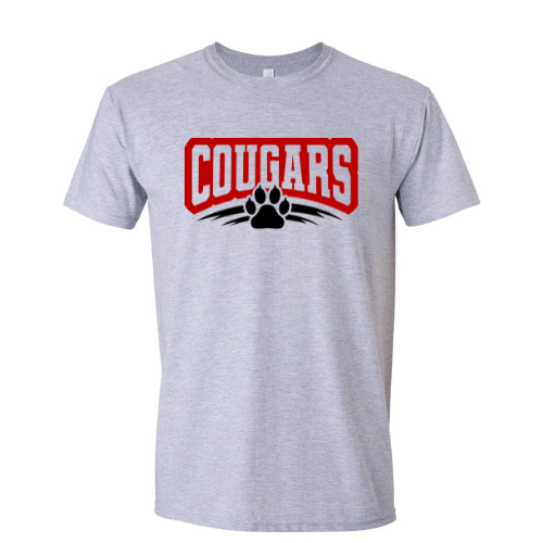 Questa Cougars Paw Print Tee