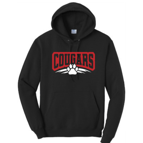 Questa Cougars Paw Print Hoodie