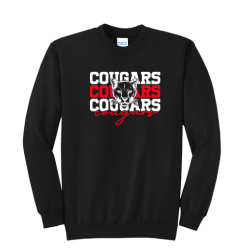 Questa Cougars Repeat Crewneck Sweatshirt