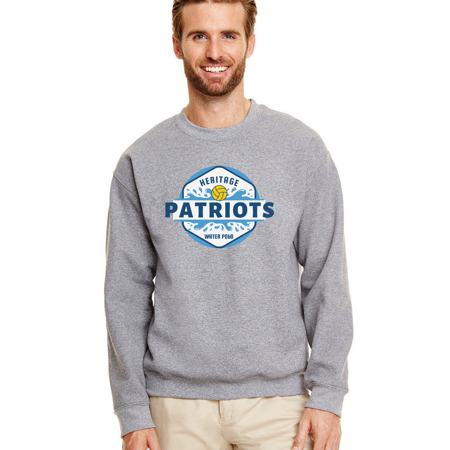HHS Water Polo Splash Crewneck Sweatshirt