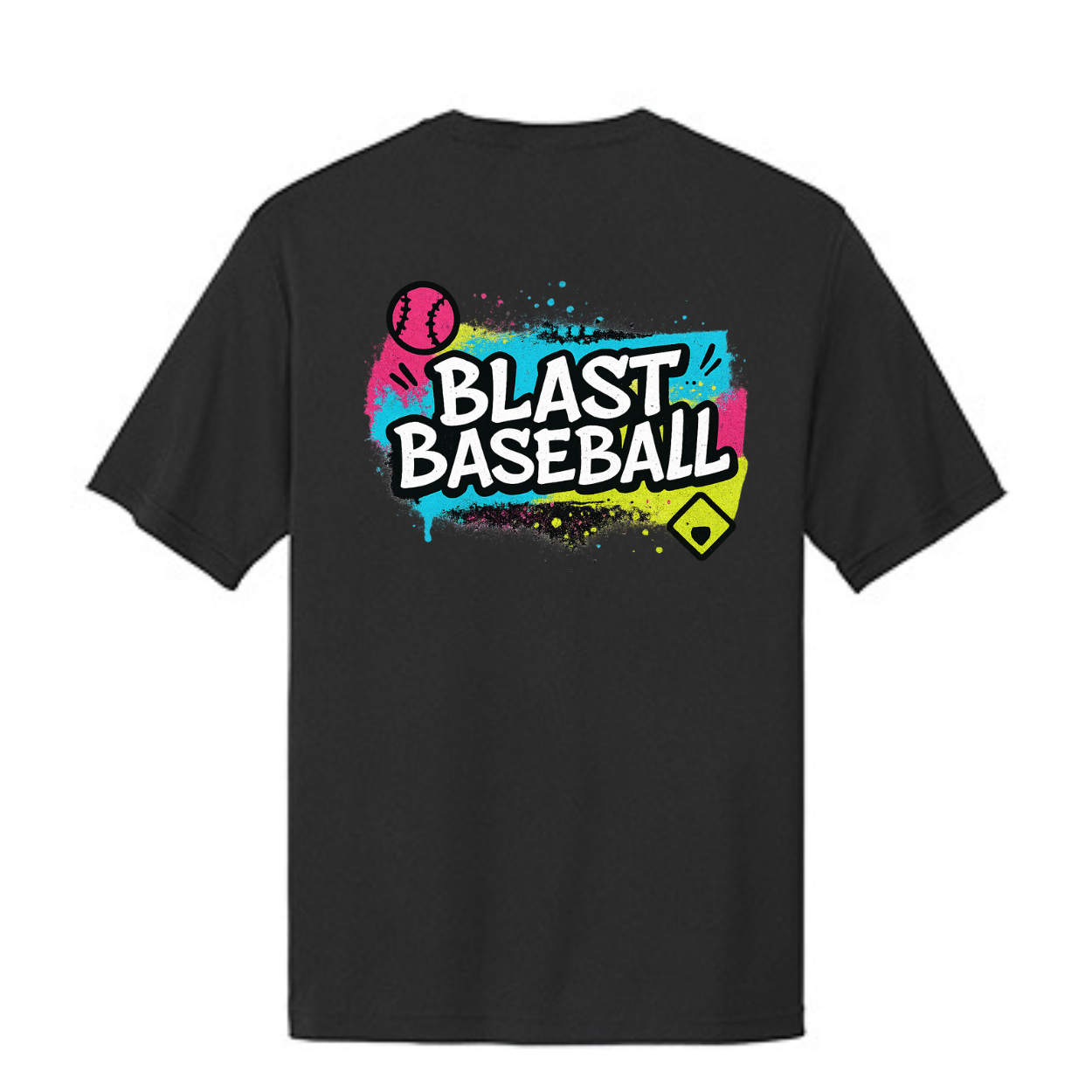 Blast Baseball Graffiti Tee
