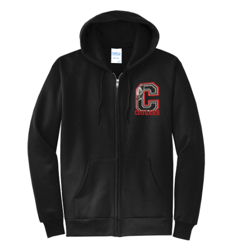 Questa Cougars Embroidered Zip Hoodie