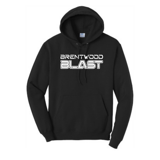 Full Logo Cotton Blend Hoodie