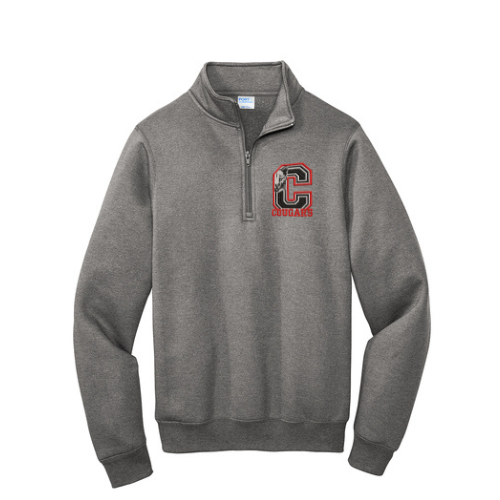 Questa Cougars 1/4 Zip Embroidered Pullover