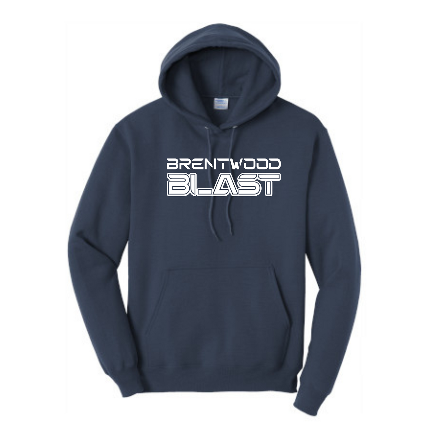 Full Logo Cotton Blend Hoodie
