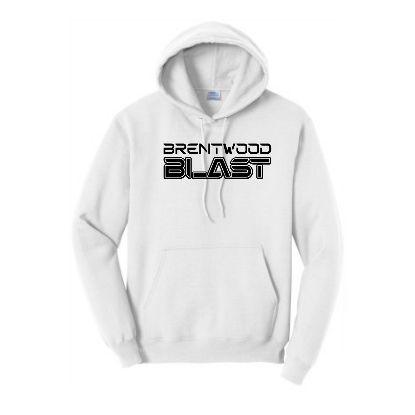Full Logo Cotton Blend Hoodie