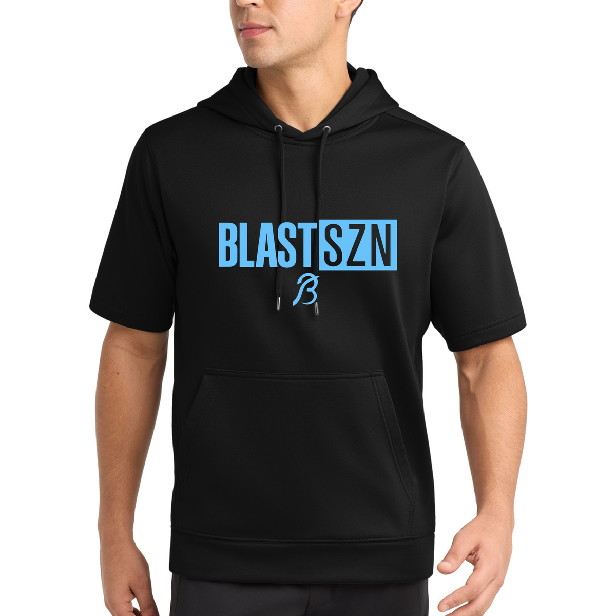 Blast SZN Short Sleeve Fleece Hoodie