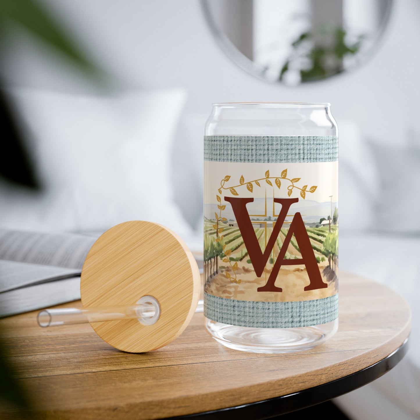 Vineyard Academy Sipper Glass, 16oz