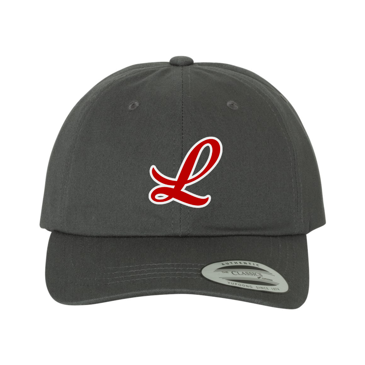 Legends Classic Dad Cap- Embroidered Cursive L