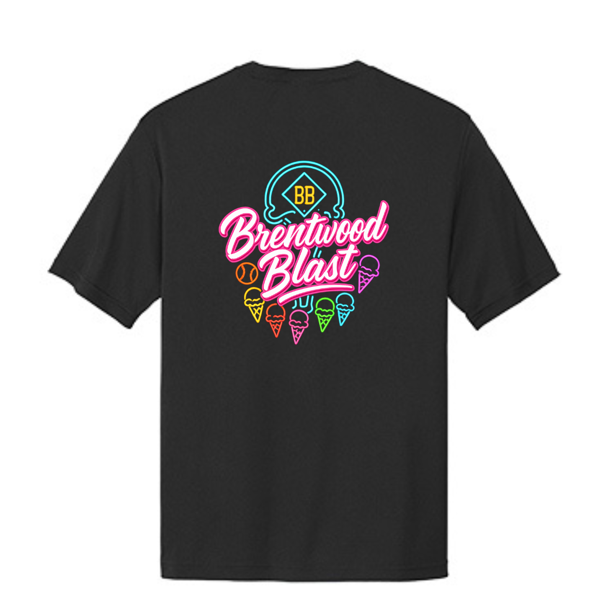Blast Baseball Ice Cream Tee