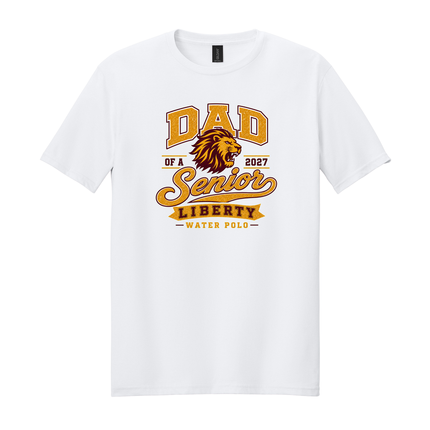 Liberty Water Polo Dad of a Senior T-Shirt