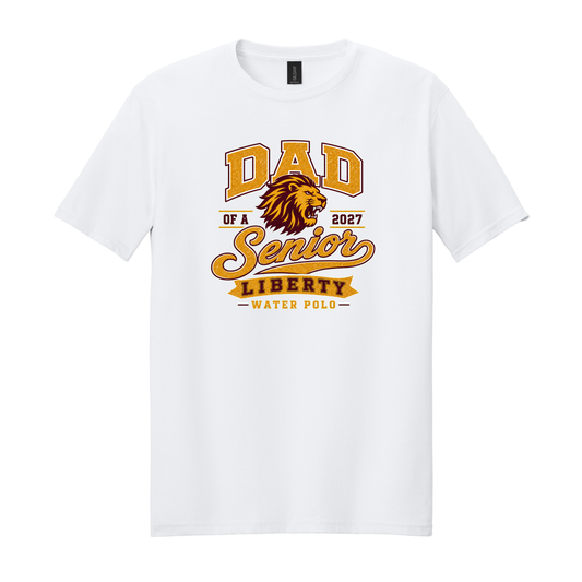 Liberty Water Polo Dad of a Senior T-Shirt