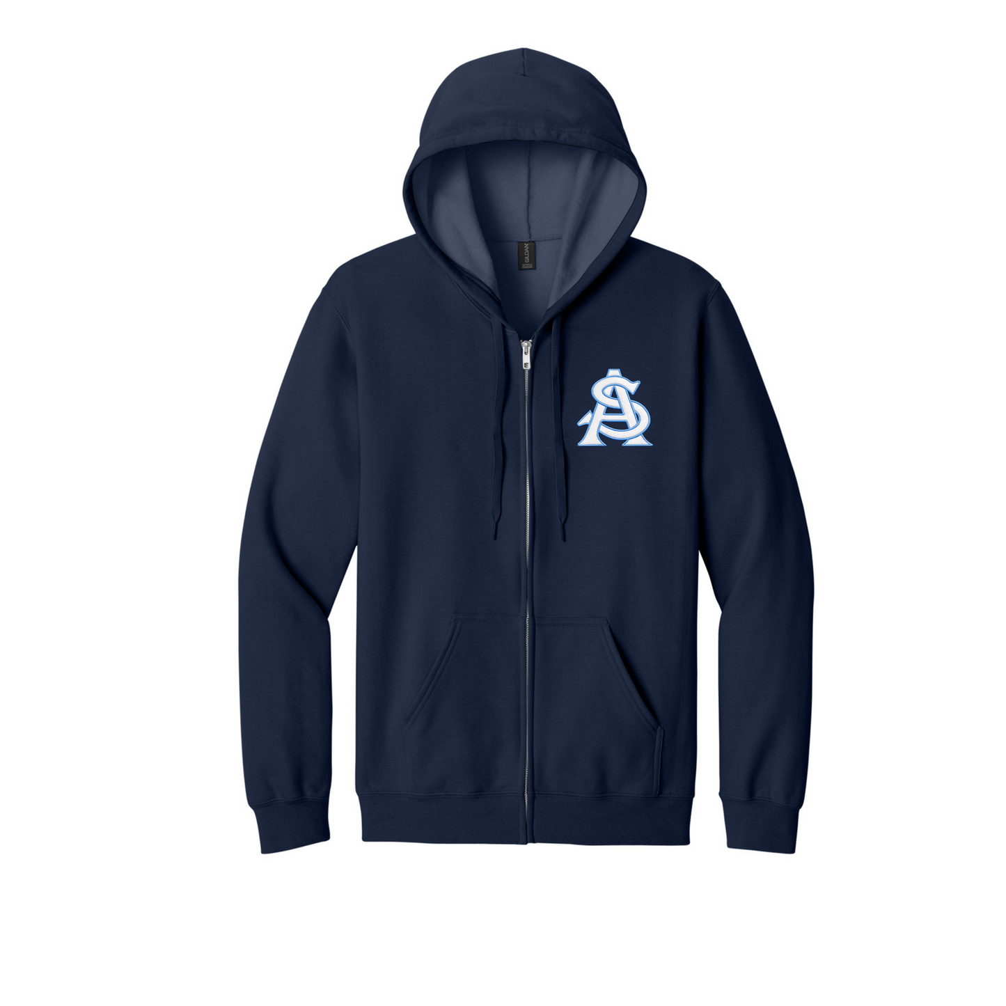 Club All Star Full Zip Embroidered Hoodie