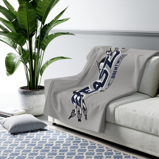 Brentwood Beasts Sherpa Fleece Blanket