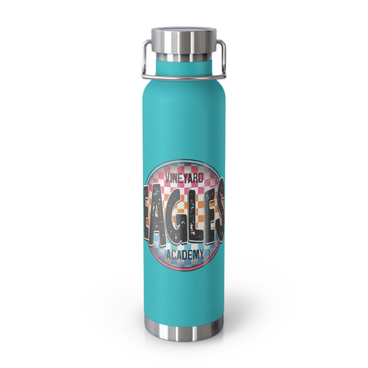 Vineyard Academy Copper Vacuum Insulated Bottle, 22oz