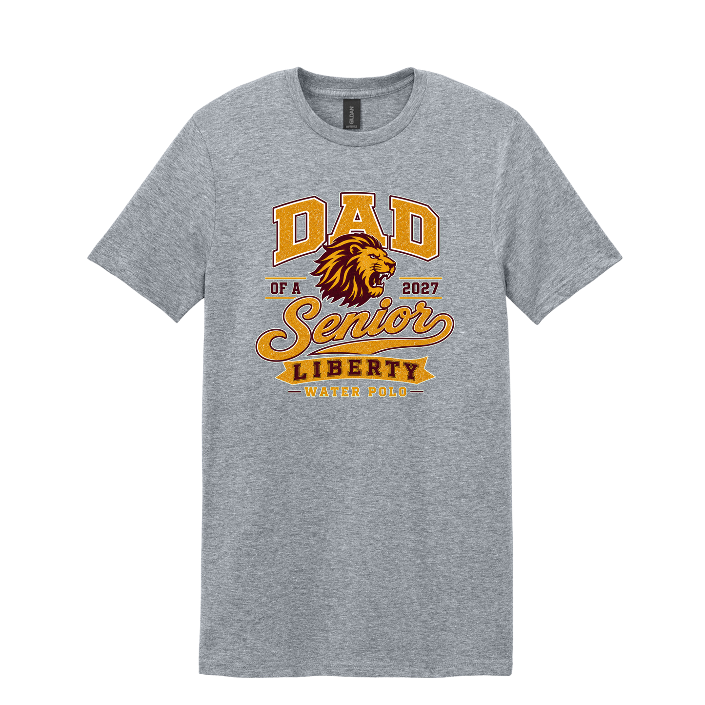 Liberty Water Polo Dad of a Senior T-Shirt