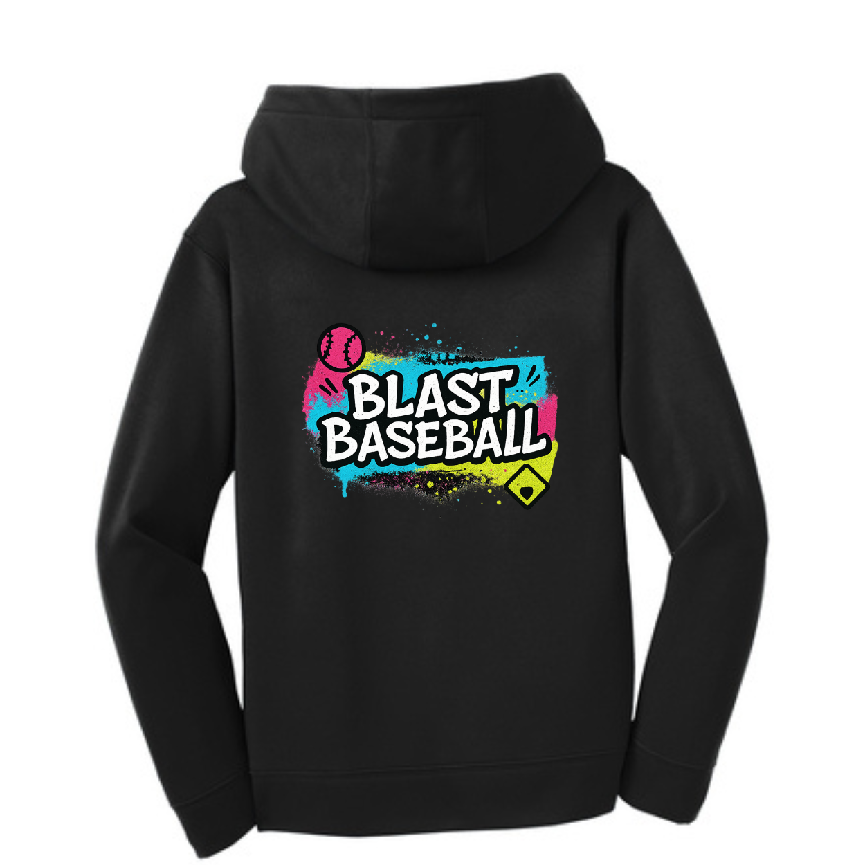 Blast Baseball Graffiti Hoodie