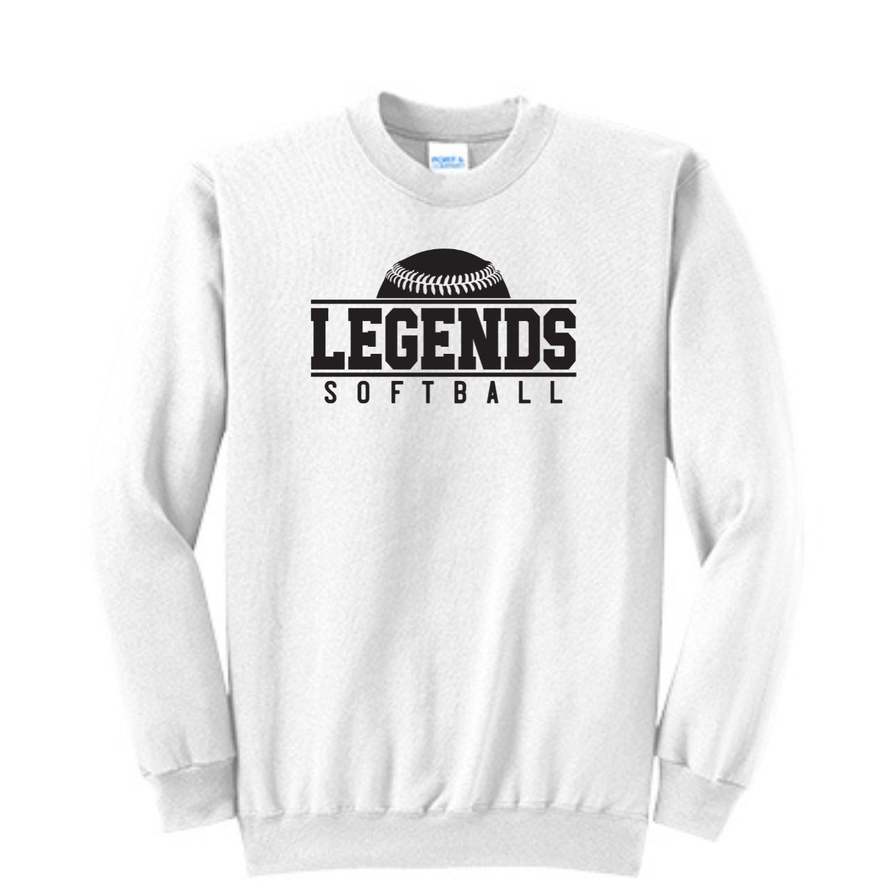 Legends Softball Crewneck Sweatshirt