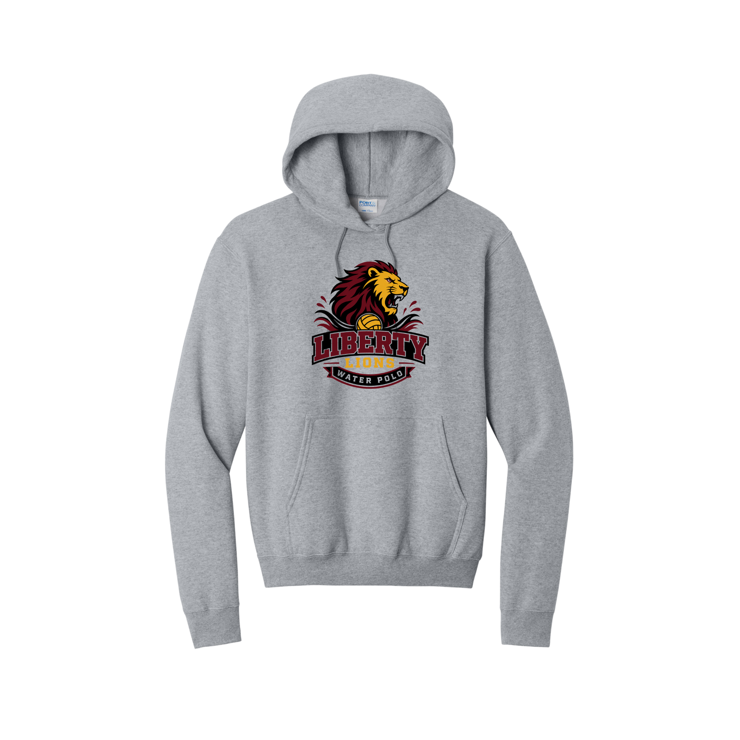 Liberty Lions Water Polo Mascot Hoodie