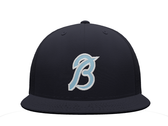 Blast Flat Bill Cap "Light Blue B"