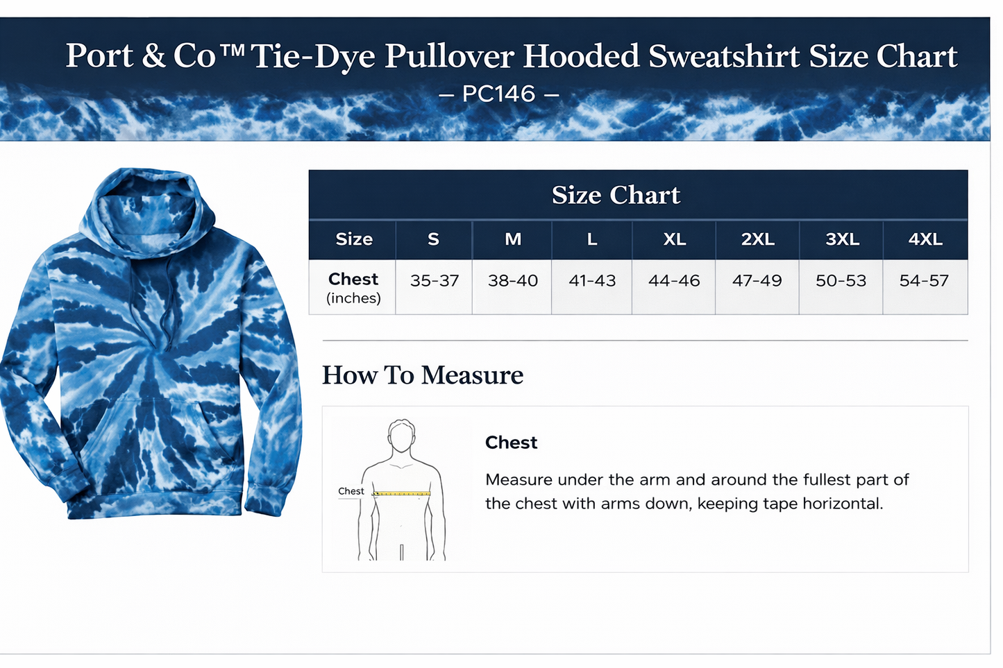 Heritage Swim & Dive Tie Dye Hoodie