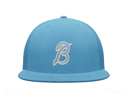 Blast Flat Bill Cap "Light Blue B"