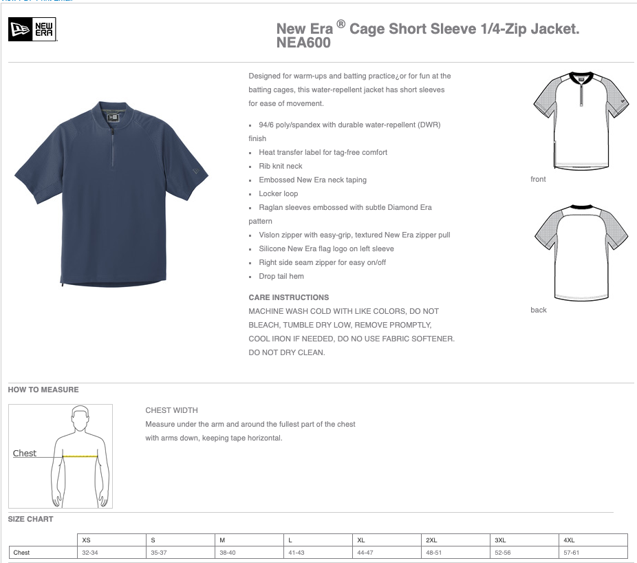Blast Batting Cage Jacket