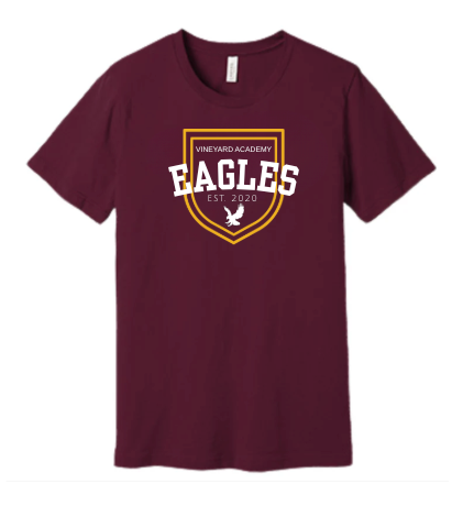 Vineyard Academy Eagles Shield T-Shirt