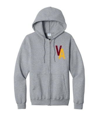 Vineyard Academy Arch Circle Logo Zip Hoodie